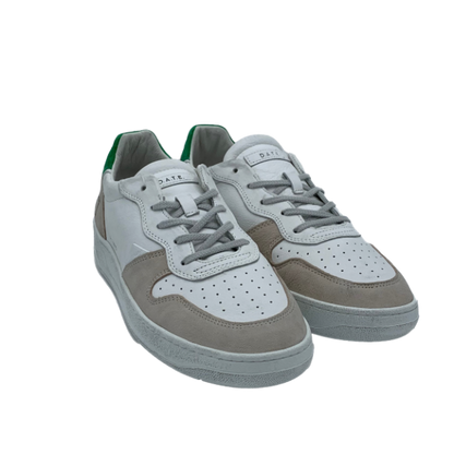 Sneakers D.A.T.E Court White-Green  M341-CR-VC-WG