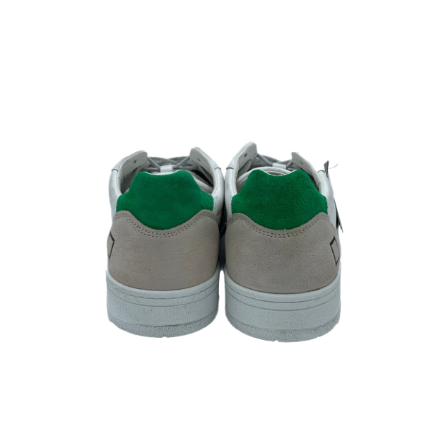 Sneakers D.A.T.E Court White-Green  M341-CR-VC-WG