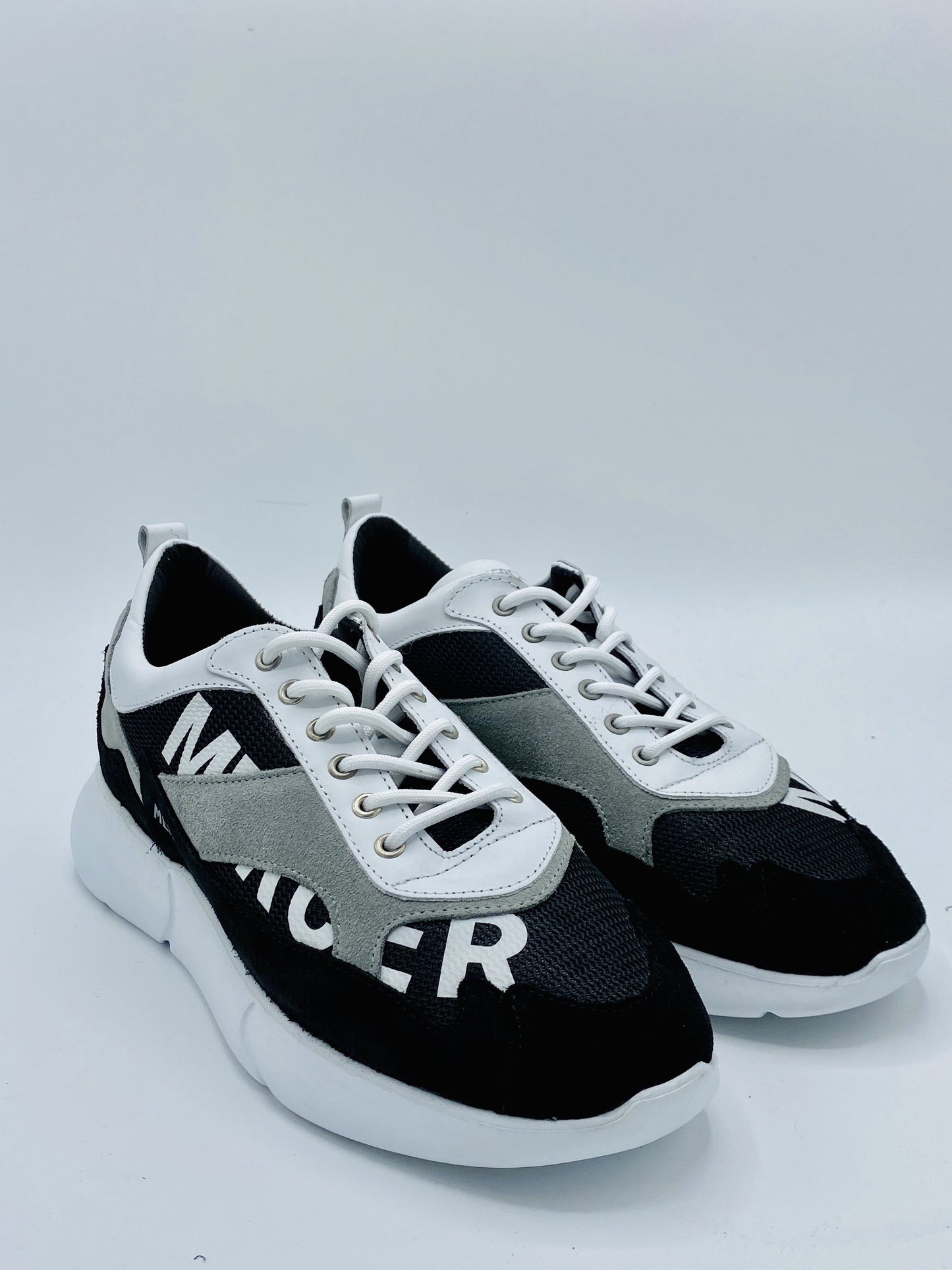 Sneaker mercer W3RD Printed mesh Black/white